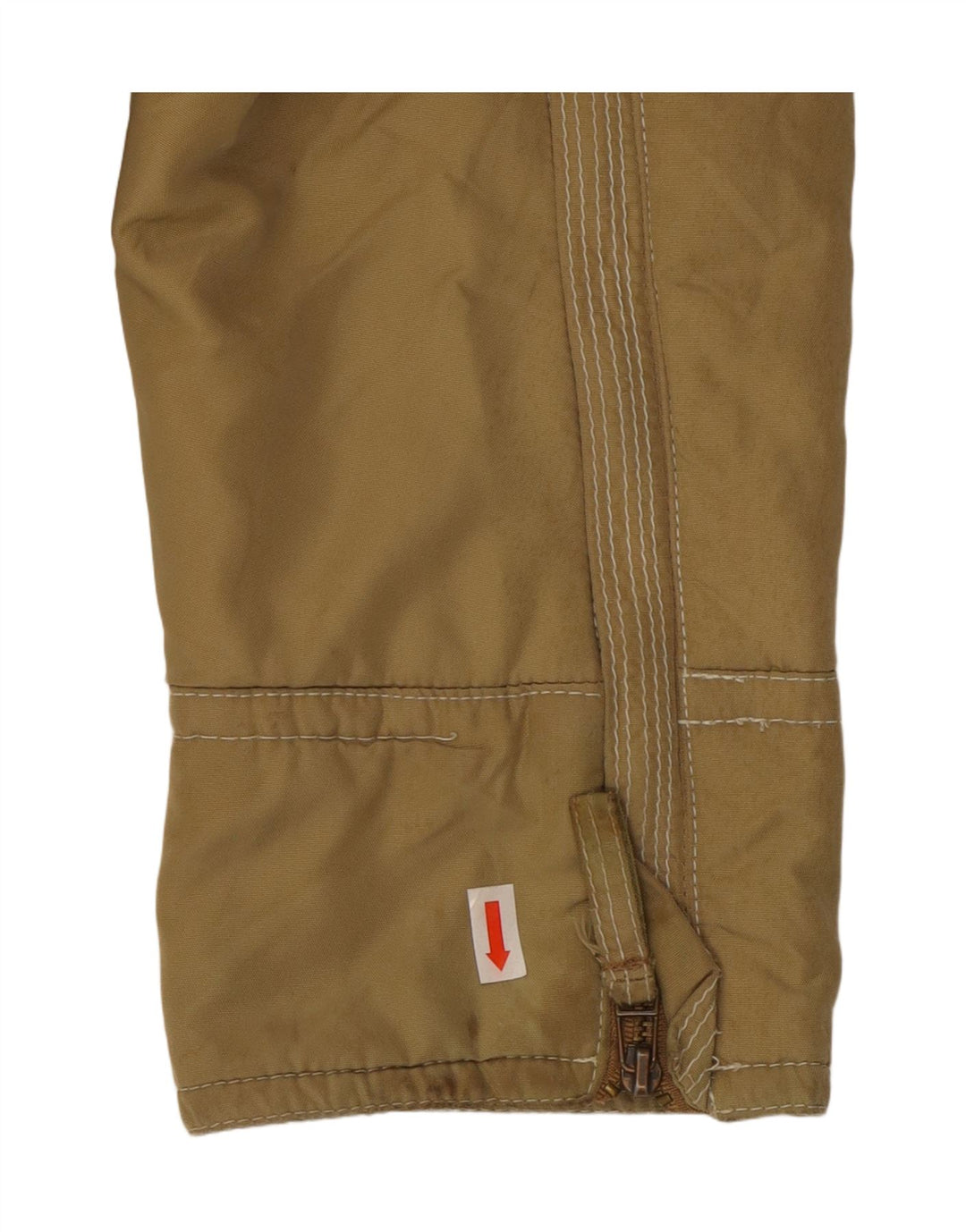 Damska ocieplana kurtka Zara UK 18 XL, beżowy nylon