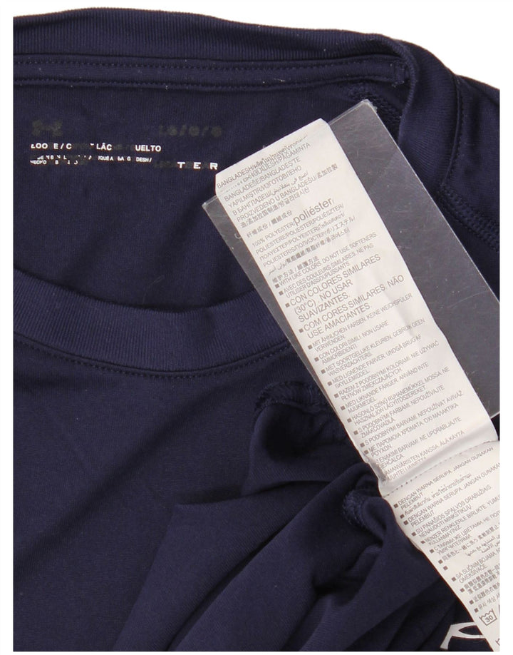Under Armour Męski T-shirt Top Duży Granatowy Poliester