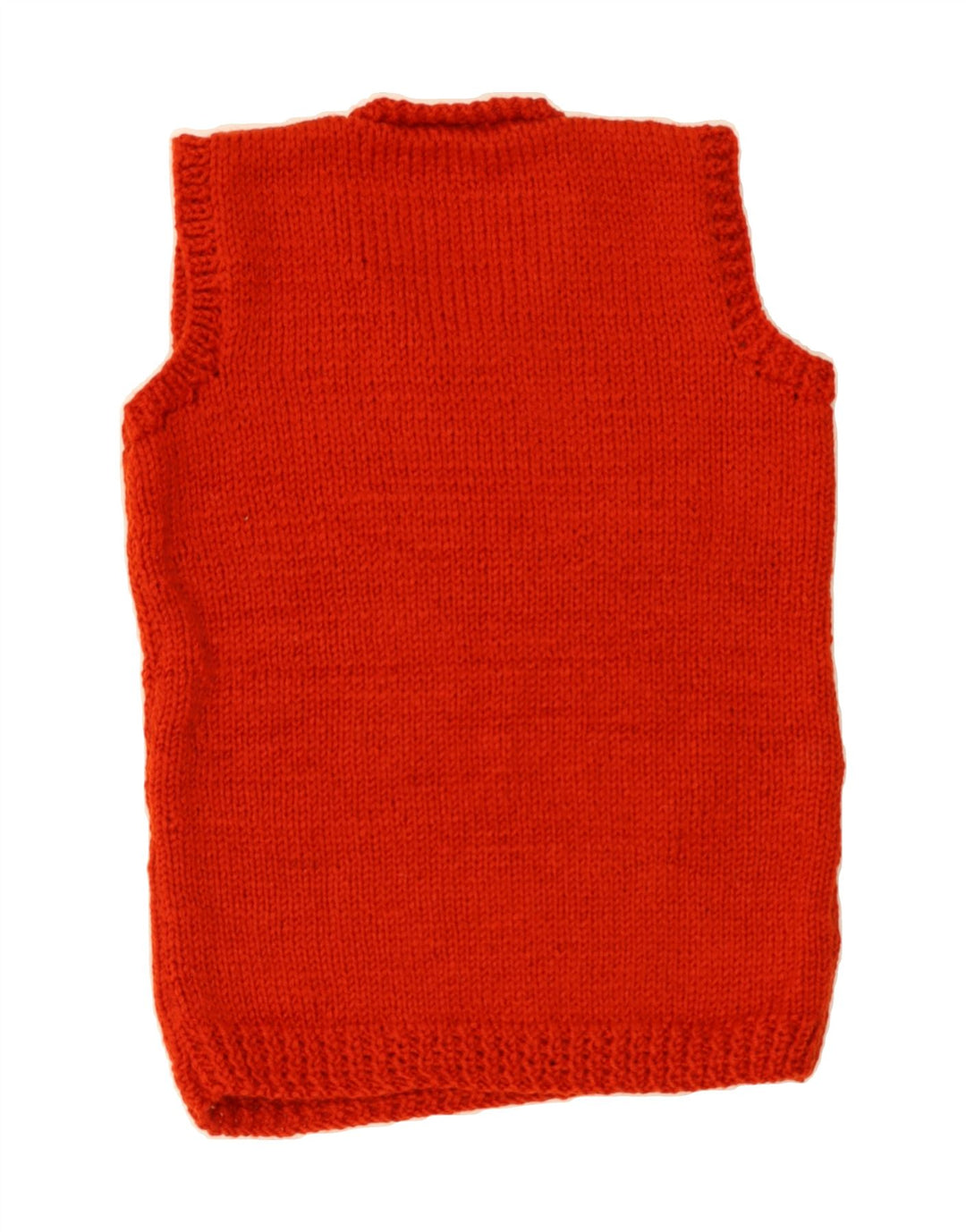 VINTAGE Womens Vest Tank Top UK 14 Medium Red Vintage Vintage and Second-Hand Vintage from Messina Hembry 