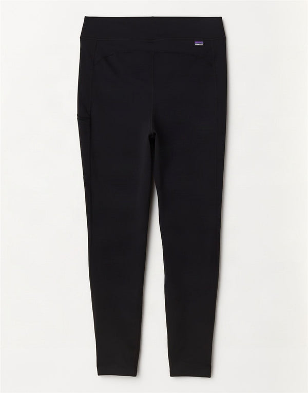 Legginsy damskie Patagonia UK 16, duże, czarne, poliestrowe