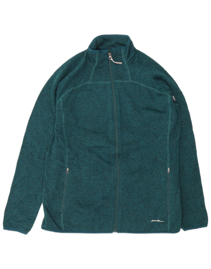 Damska kurtka dresowa EDDIE BAUER UK 18 XL Zielony poliester