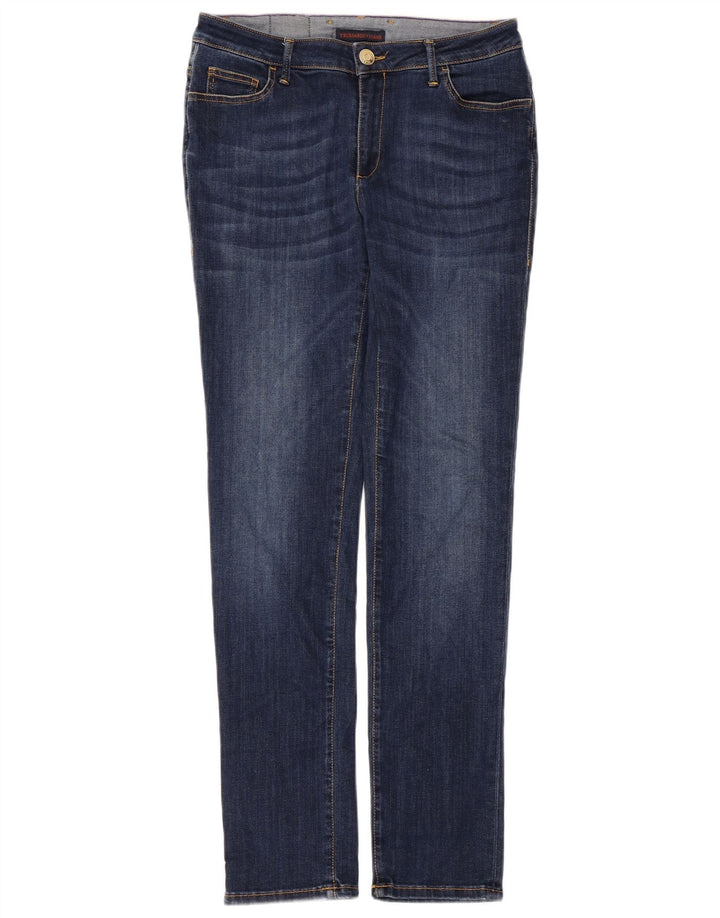 Damskie jeansy Trussardi IT 43 Medium W29 L30 Niebieskie