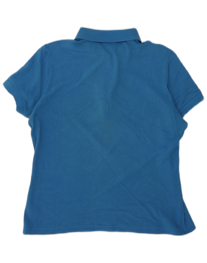 Damska koszulka polo Lacoste, rozmiar 46, XL, niebieska, bawełniana