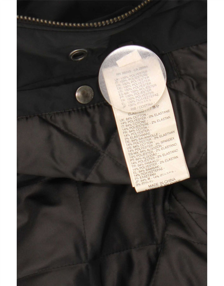 Damska kurtka parka Diesel UK 16, duża, czarna, poliester