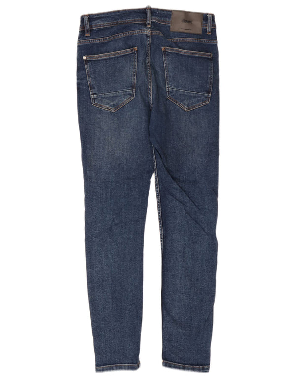 Męskie jeansy obcisłe Zara EU 40 Medium W31 L29 Niebieskie bawełniane
