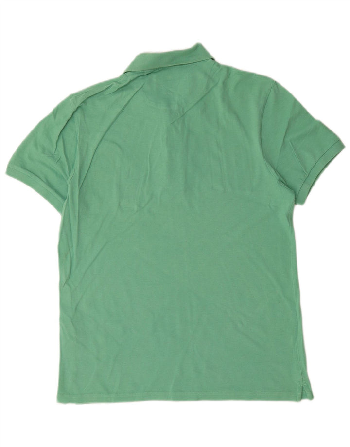 Męska koszulka polo Lyle & Scott, średnia, zielona bawełna