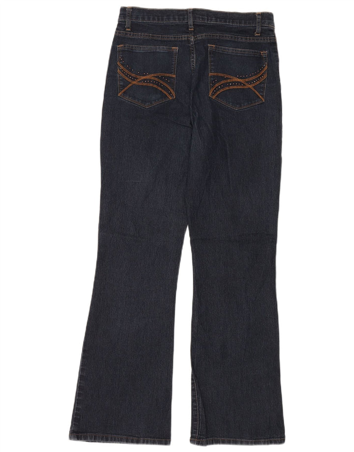 Damskie jeansy Bootcut LEE z wysokim stanem US 8 Medium W28 L30 granatowe