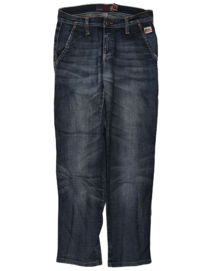 Damskie jeansy slim Roy Rogers W29 L30 Niebieskie bawełniane