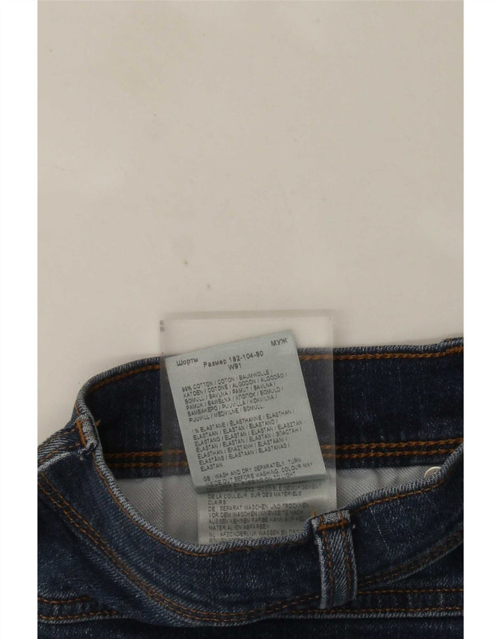 Męskie spodenki jeansowe Wrangler W36, duże, granatowe, bawełniane
