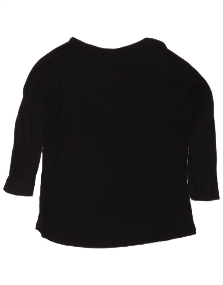 Damski top Massimo Dutti z rękawem 3/4 UK 12, średni czarny