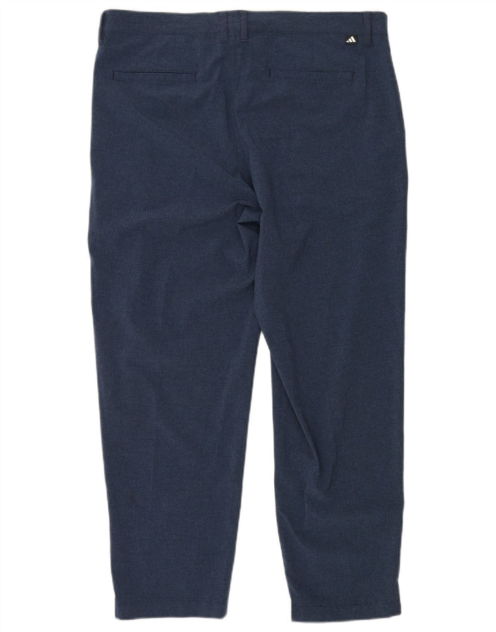 Adidas Męskie Proste Spodnie Chino W36 L28 Granatowy Poliester
