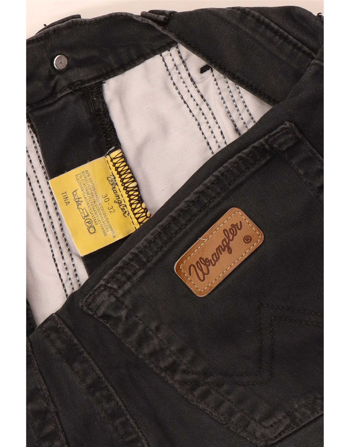 Damskie jeansy Wrangler TIna Bootcut W30 L32 Szara bawełna