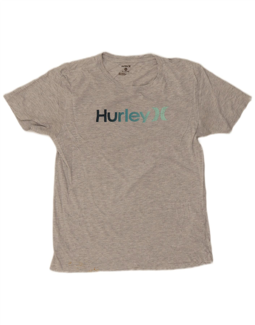 Męski T-shirt z grafiką Hurley, mały, szary