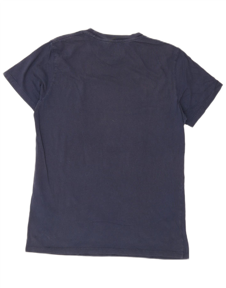 Męski T-shirt z grafiką Levi's, średni, granatowy, bawełniany