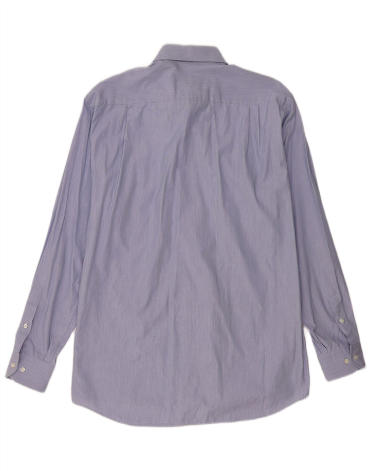 Koszula męska Hugo Boss, bawełniana w średnie niebieskie prążki