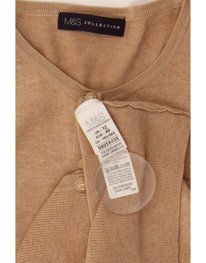 Sweter damski Marks & Spencer UK 12, średni beż, wiskoza