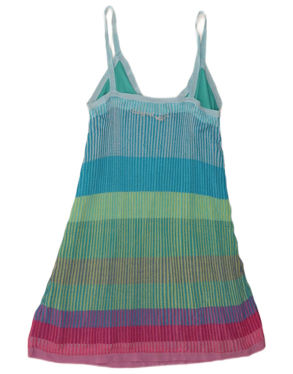 Damska sukienka letnia Desigual UK 4 XS w wielokolorowe paski