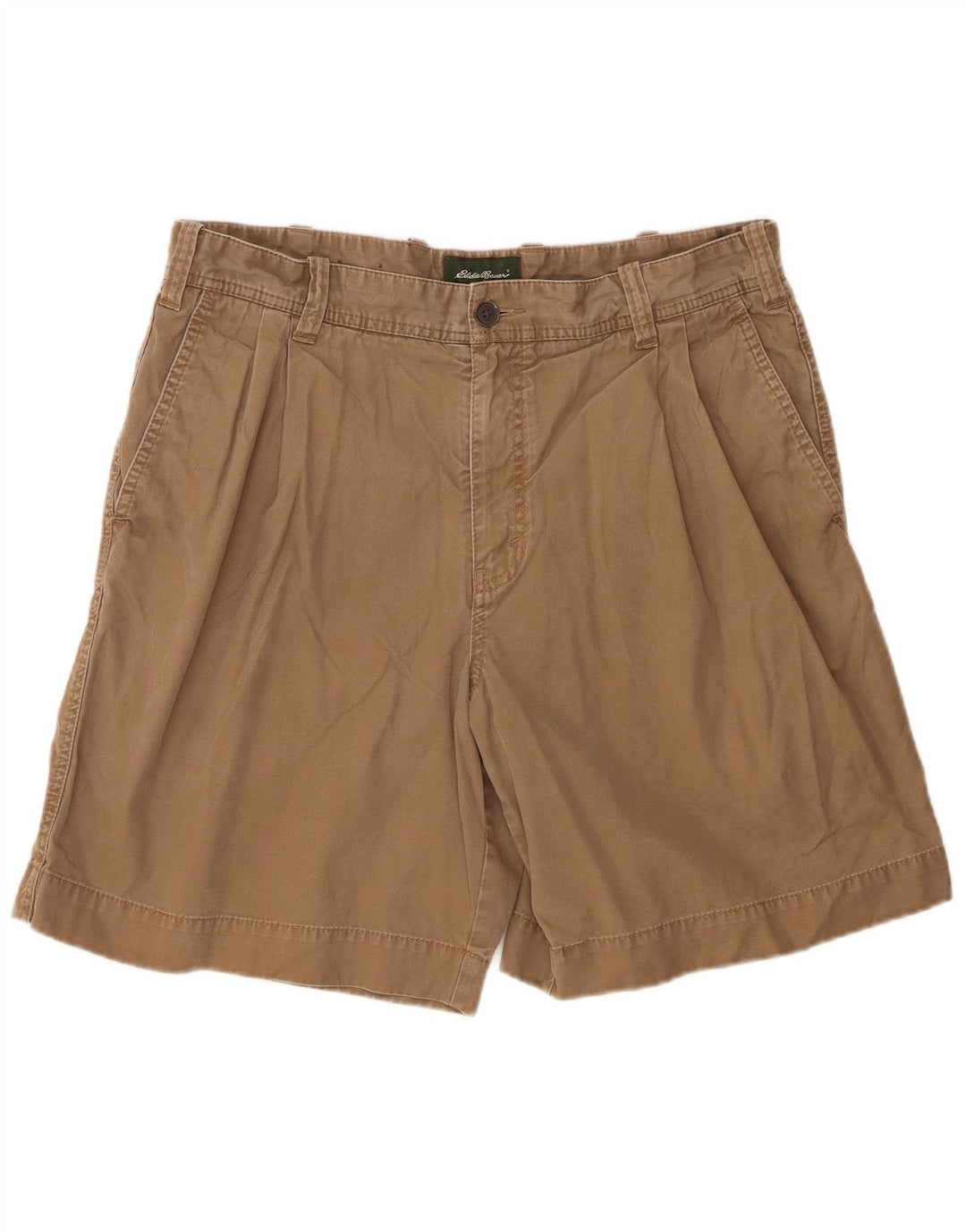 Męskie spodenki Chino Eddie Bauer W36, duże, brązowe, bawełniane