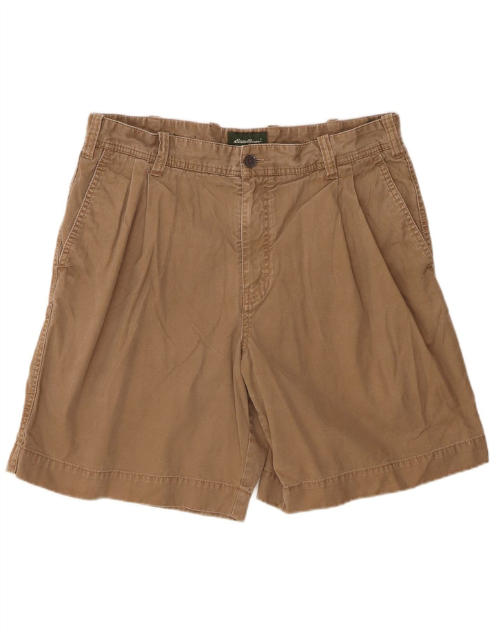 Męskie spodenki Chino Eddie Bauer W36, duże, brązowe, bawełniane