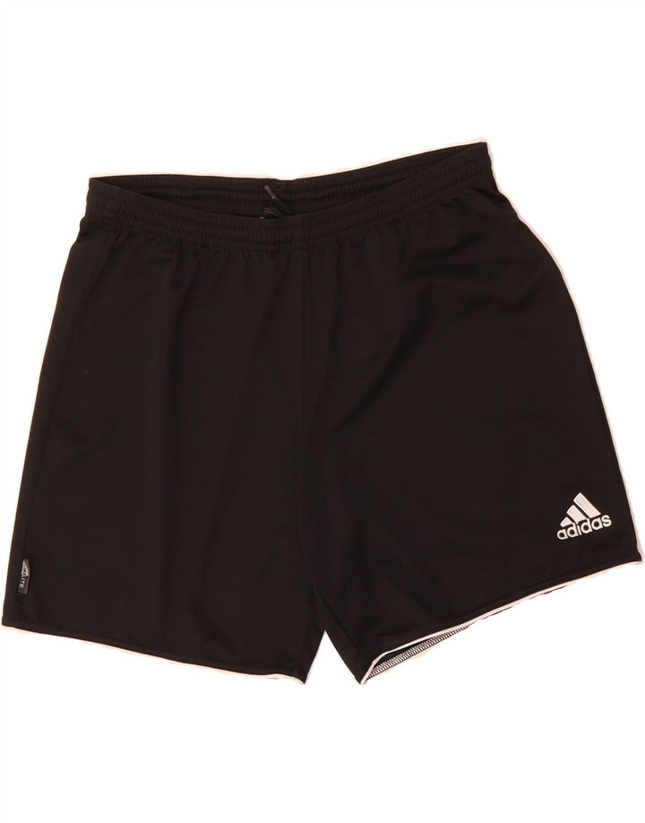 ADIDAS Mens Climalite Sport Shorts Medium  Black Polyester Vintage Adidas and Second-Hand Adidas from Messina Hembry 