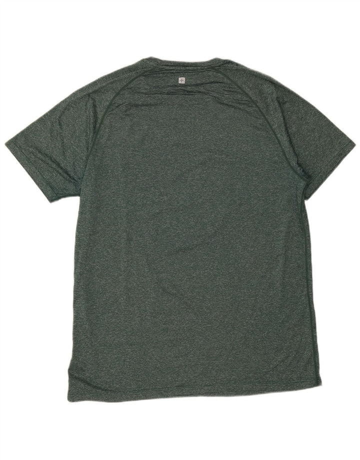 T-shirt męski Mountain Warehouse, duży, zielony nylon z plamkami