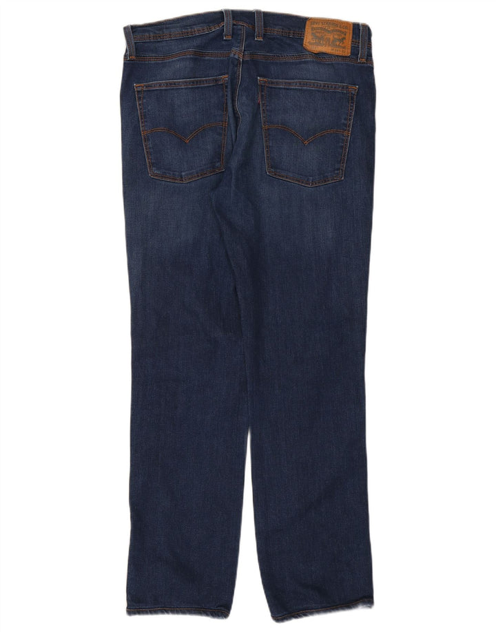 Męskie jeansy Levi's 511 Slim W34 L32 Niebieska bawełna