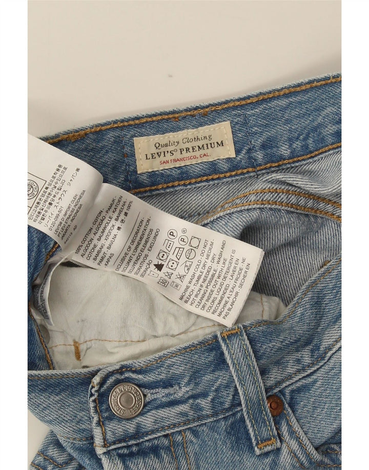 Damskie jeansy Levi's 501 w trudnej sytuacji W28 L28 Niebieska bawełna