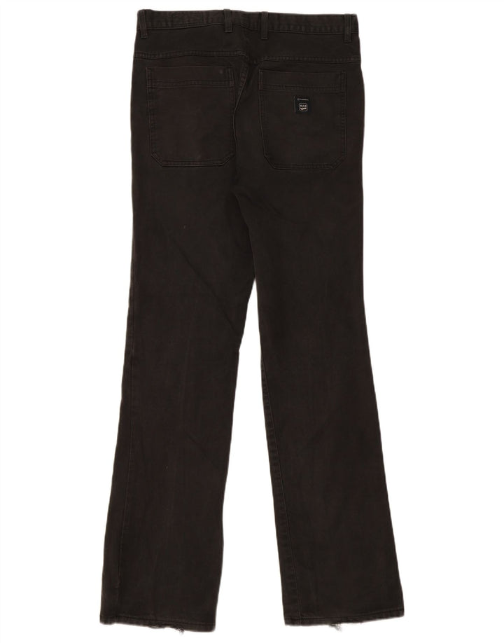 Męskie spodnie typu bootcut Gas W31 L32 czarne
