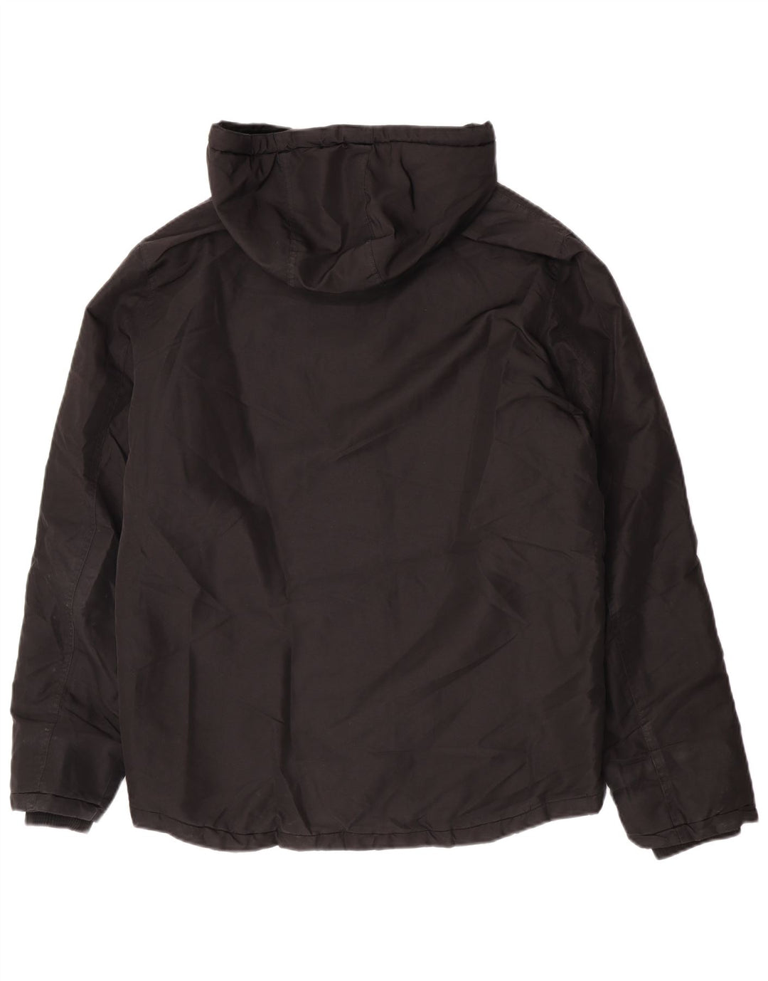 Męska kurtka wiatrówka Jack & Jones z kapturem UK 40, duża, czarna, poliester