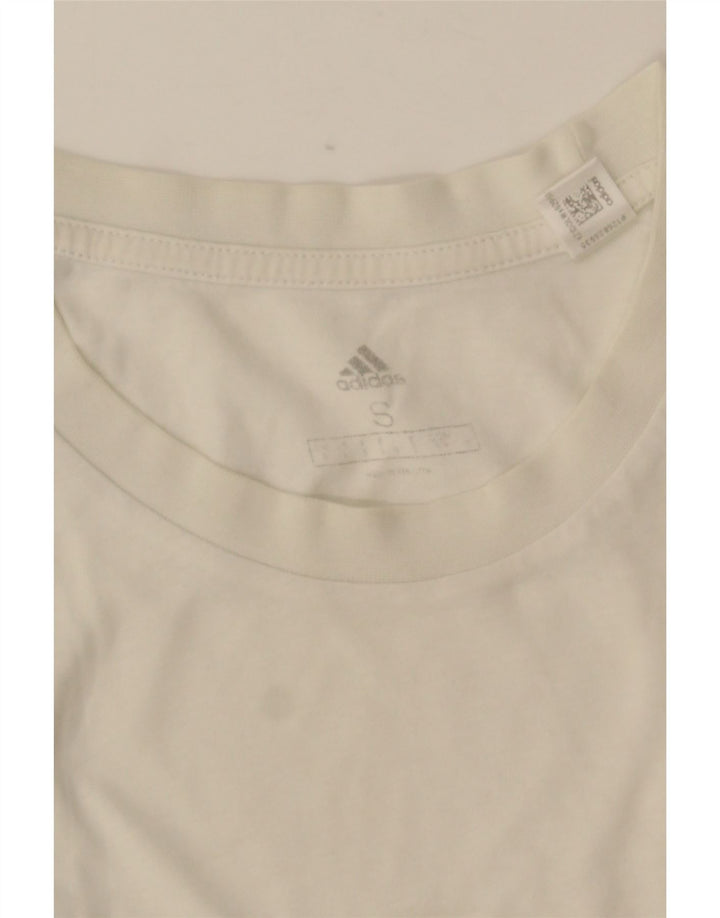 Adidas Męska Koszulka Top Mała Biała