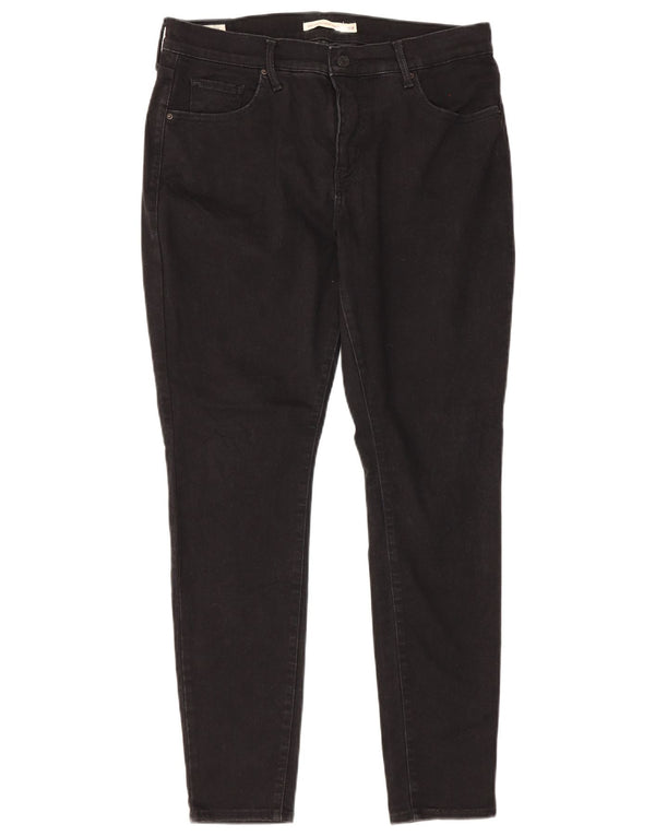 Męskie dżinsy Levi's 311 Shaping Skinny US 16 2XL W34 L29 Czarna bawełna