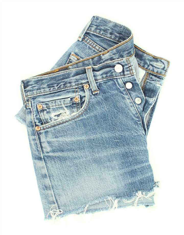 Damskie spodenki jeansowe LEVI'S Vintage W31 Średnioniebieskie, bawełniane