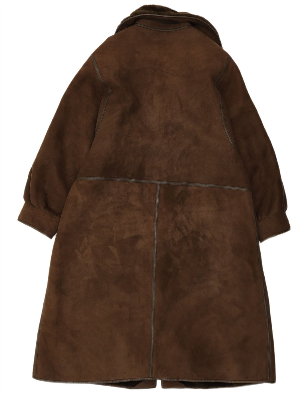 Vintage damski płaszcz Shearling Shearling IT 50 XL Brązowy Shearling