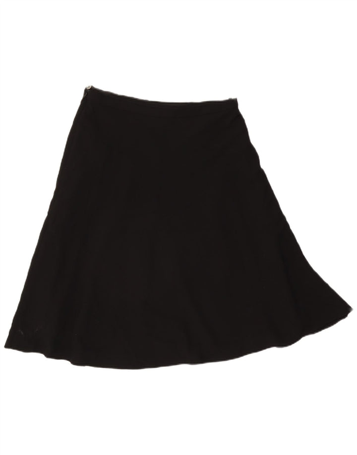Marks & Spencer Damska spódnica w kształcie litery A UK 10 Small W27 Czarny poliester