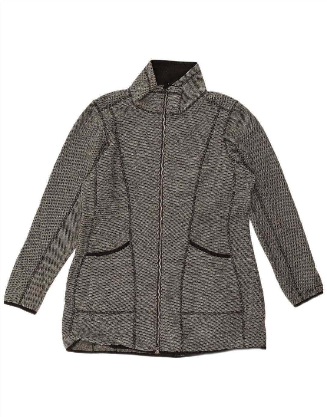 Damska kurtka dresowa Eddie Bauer UK 18 XL, szary poliester