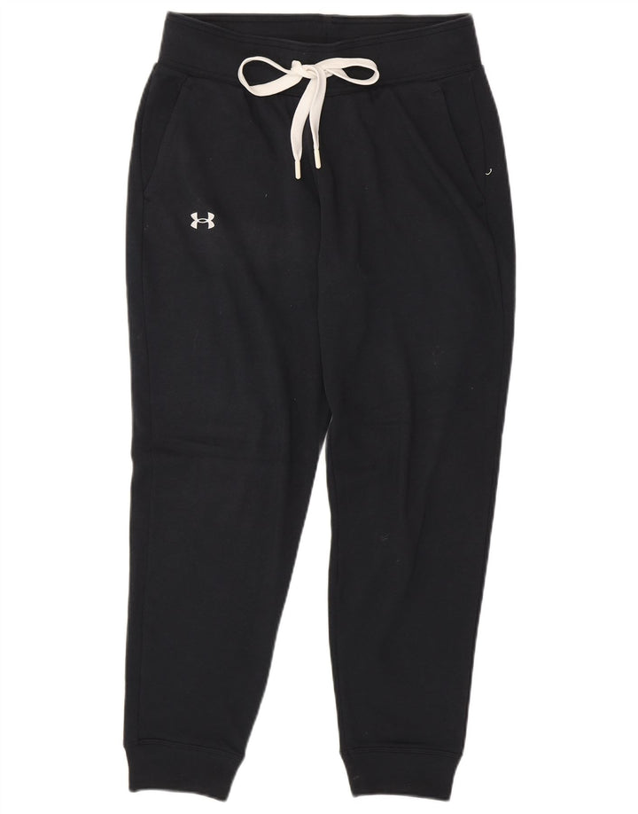 Damskie spodnie dresowe UNDER ARMOUR Joggers UK 10 Small, czarne, bawełniane