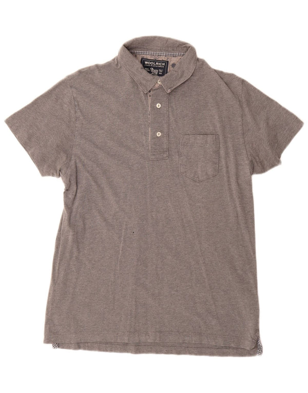 Męska koszulka polo XL Woolrich, szara bawełna