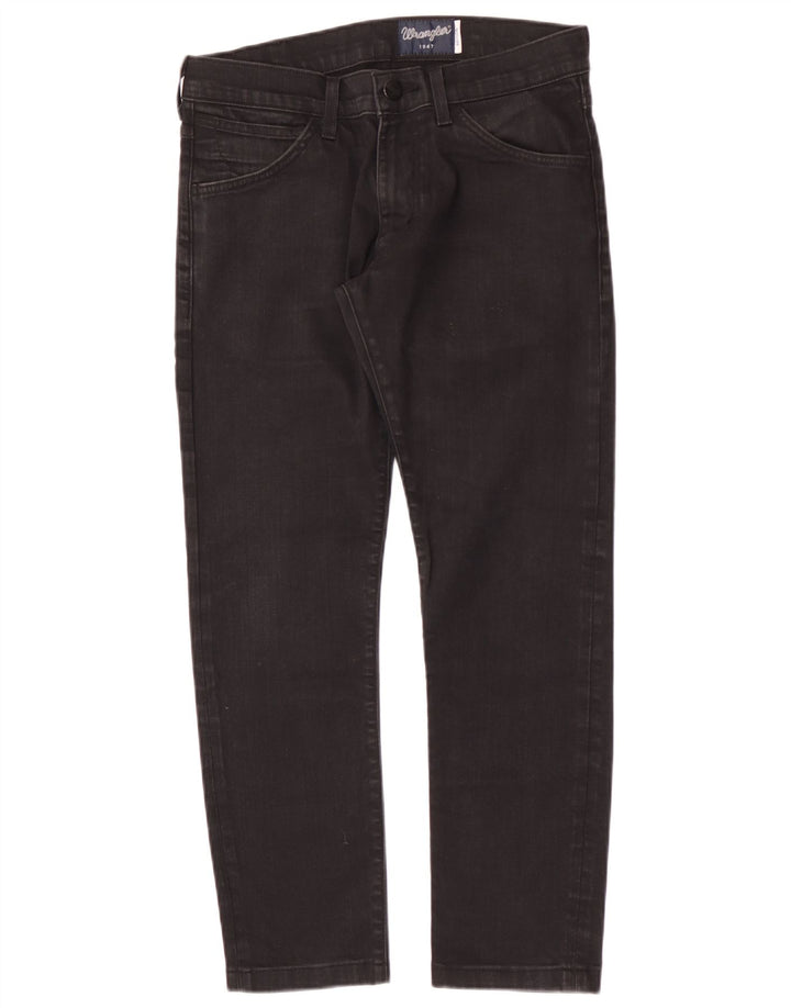 Wrangler Męskie Bryson Slim Jeans W30 L28 Czarna bawełna