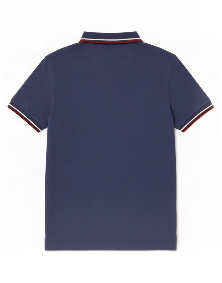 Męska koszulka polo Fred Perry, średnia, granatowa, bawełniana w paski