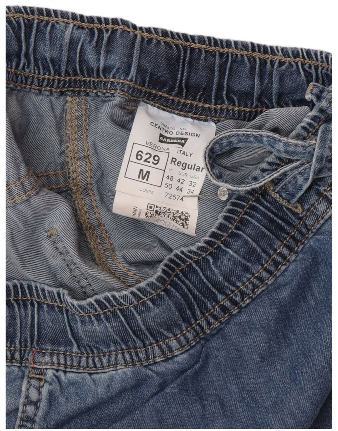 Męskie spodenki jeansowe Carrera 629 Cargo IT 48 Medium W32 Niebieska bawełna