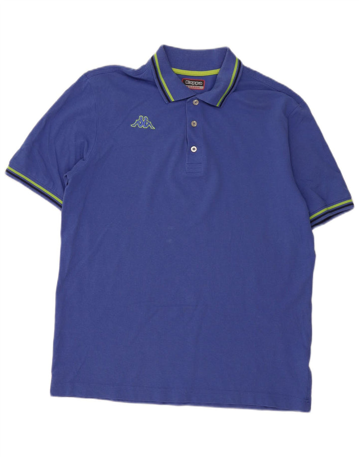 Męska koszulka polo Kappa XL, niebieska, bawełniana