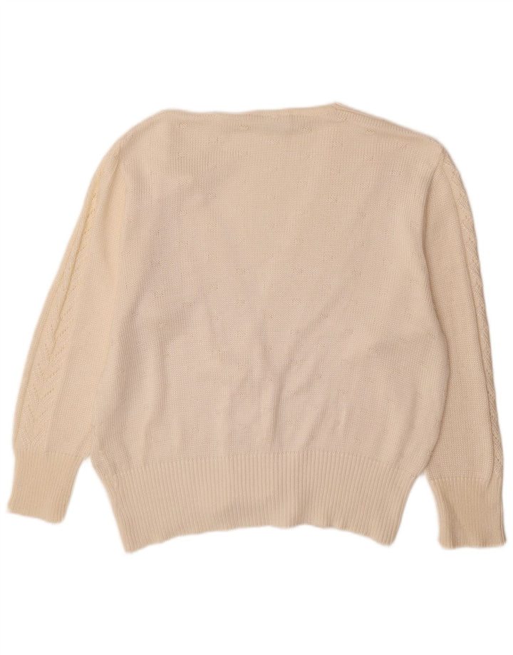 Sweter damski Rabe Cardigan EU 46 XL w kolorze złamanej bieli, akryl