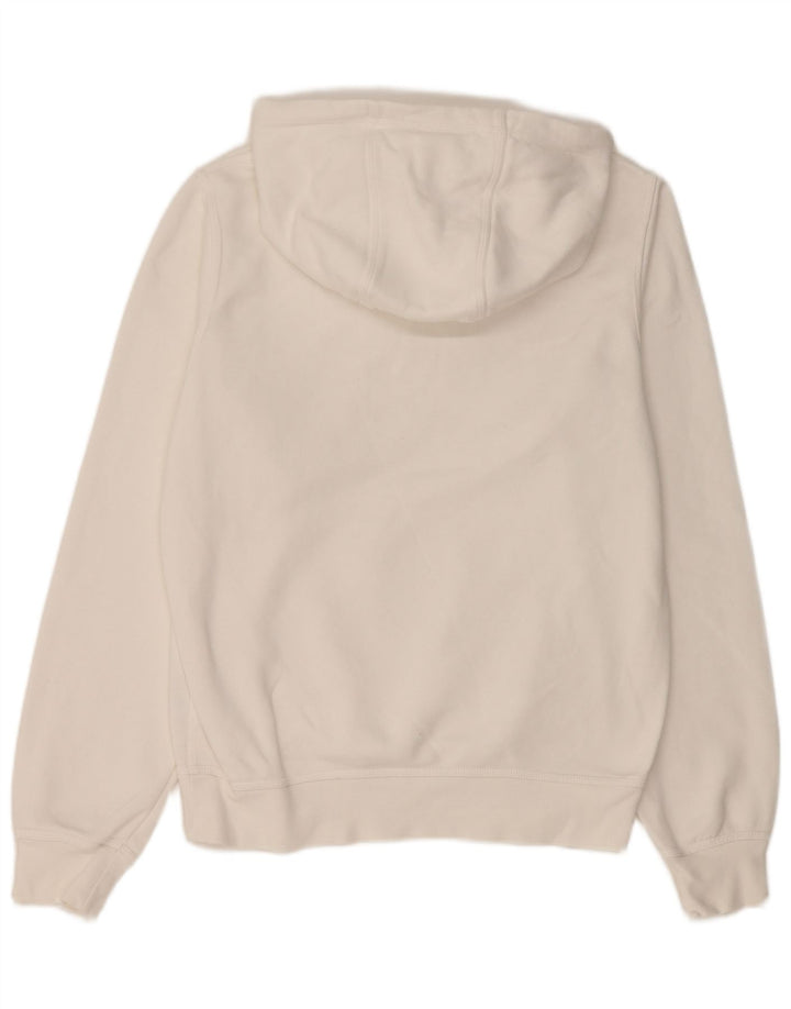 Męski sweter z kapturem Nike, mały, biały, bawełniany