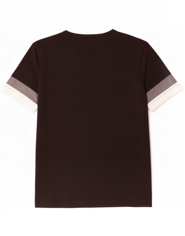 Męski T-shirt Puma z grafiką, duży, czarny, z blokami kolorów