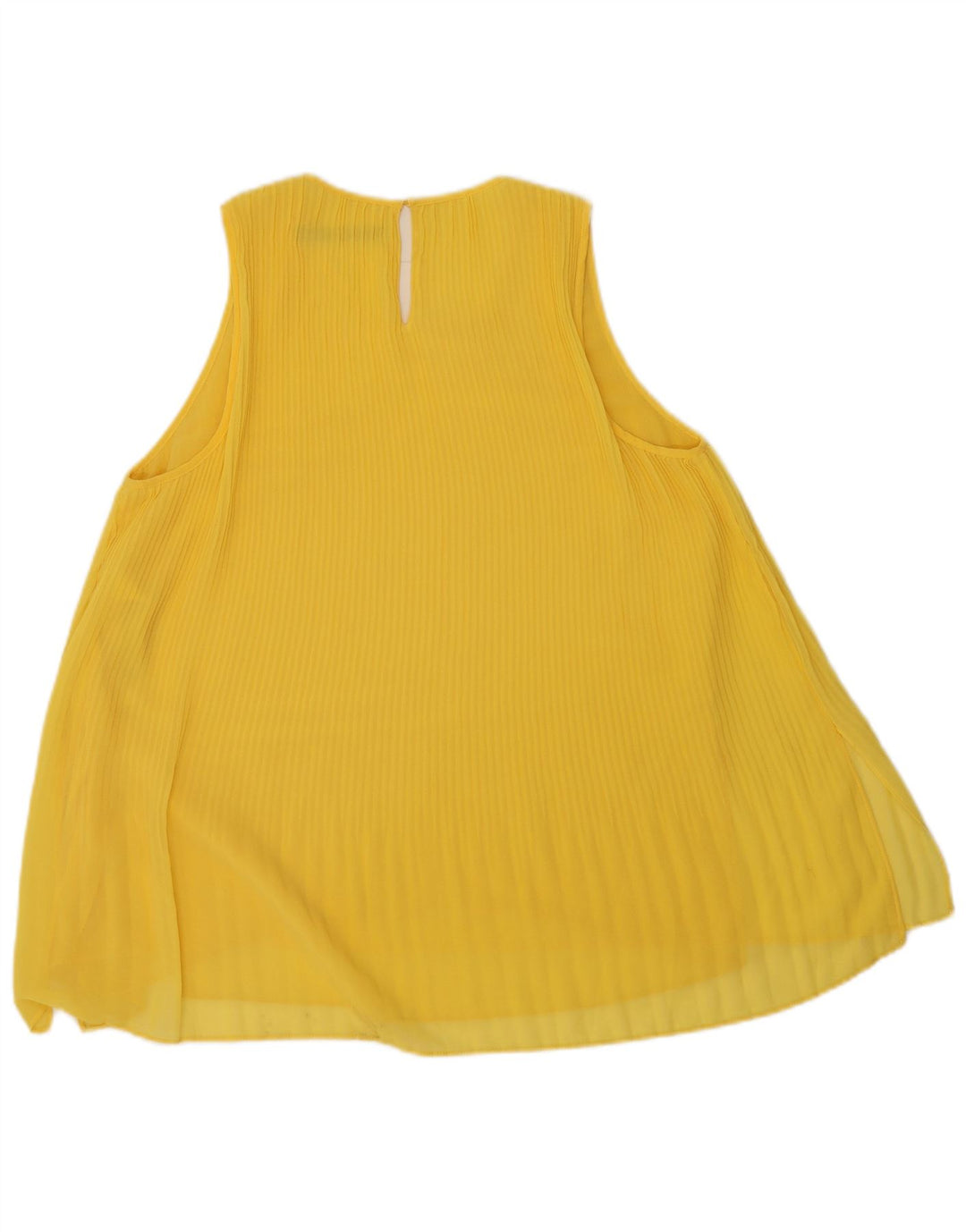 Damska bluzka bez rękawów Zara UK 16, duży, żółty poliester