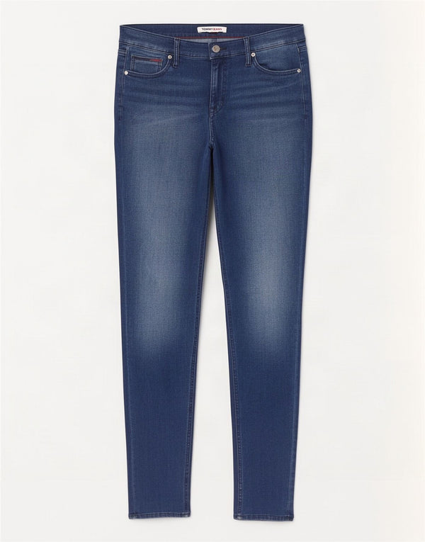 Damskie jeansy Skinny Tommy Hilfiger W32 L32 Niebieskie bawełniane