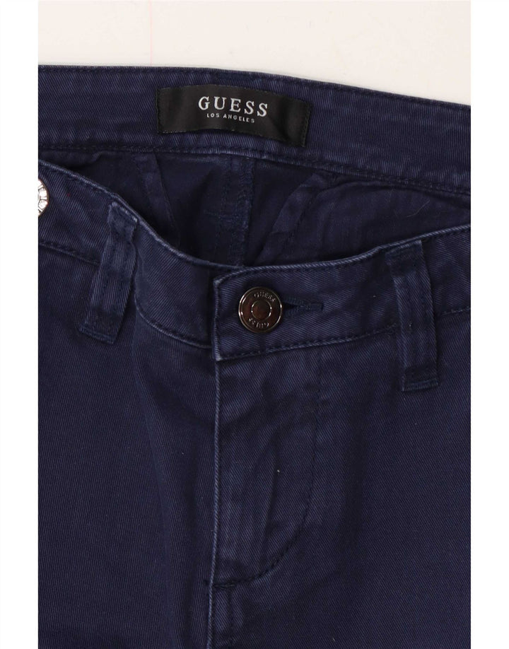 Spodnie damskie Guess Slim Chino W30 L28 granatowe
