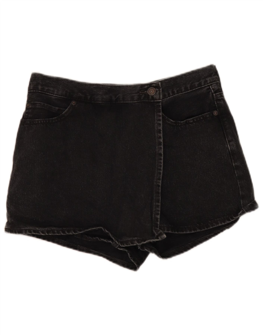 Damskie spodenki jeansowe Levi's W28 Średnia czarna bawełna