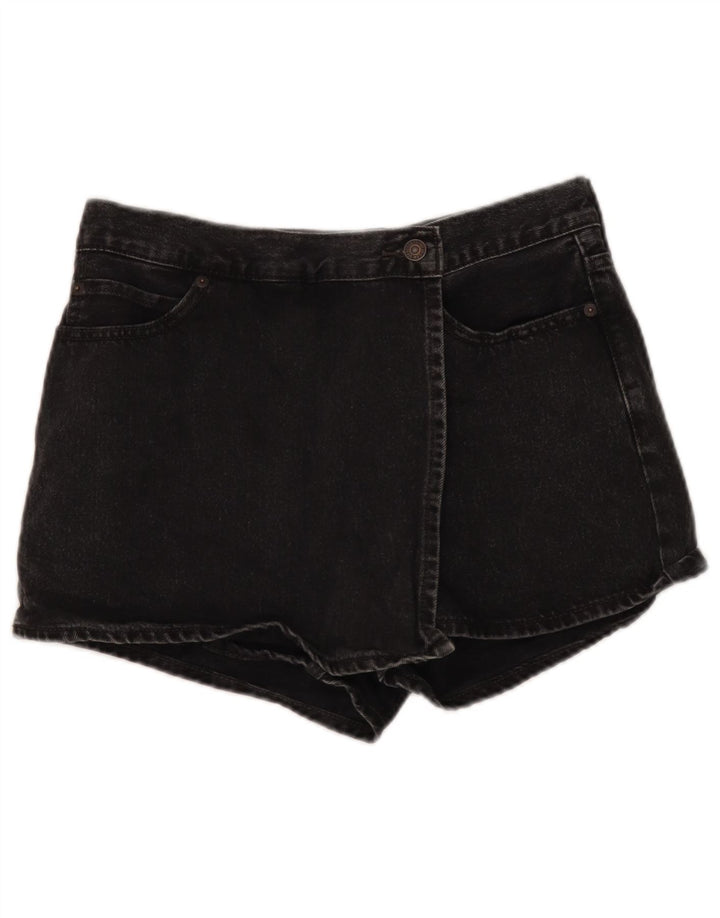 Damskie spodenki jeansowe Levi's W28 Średnia czarna bawełna