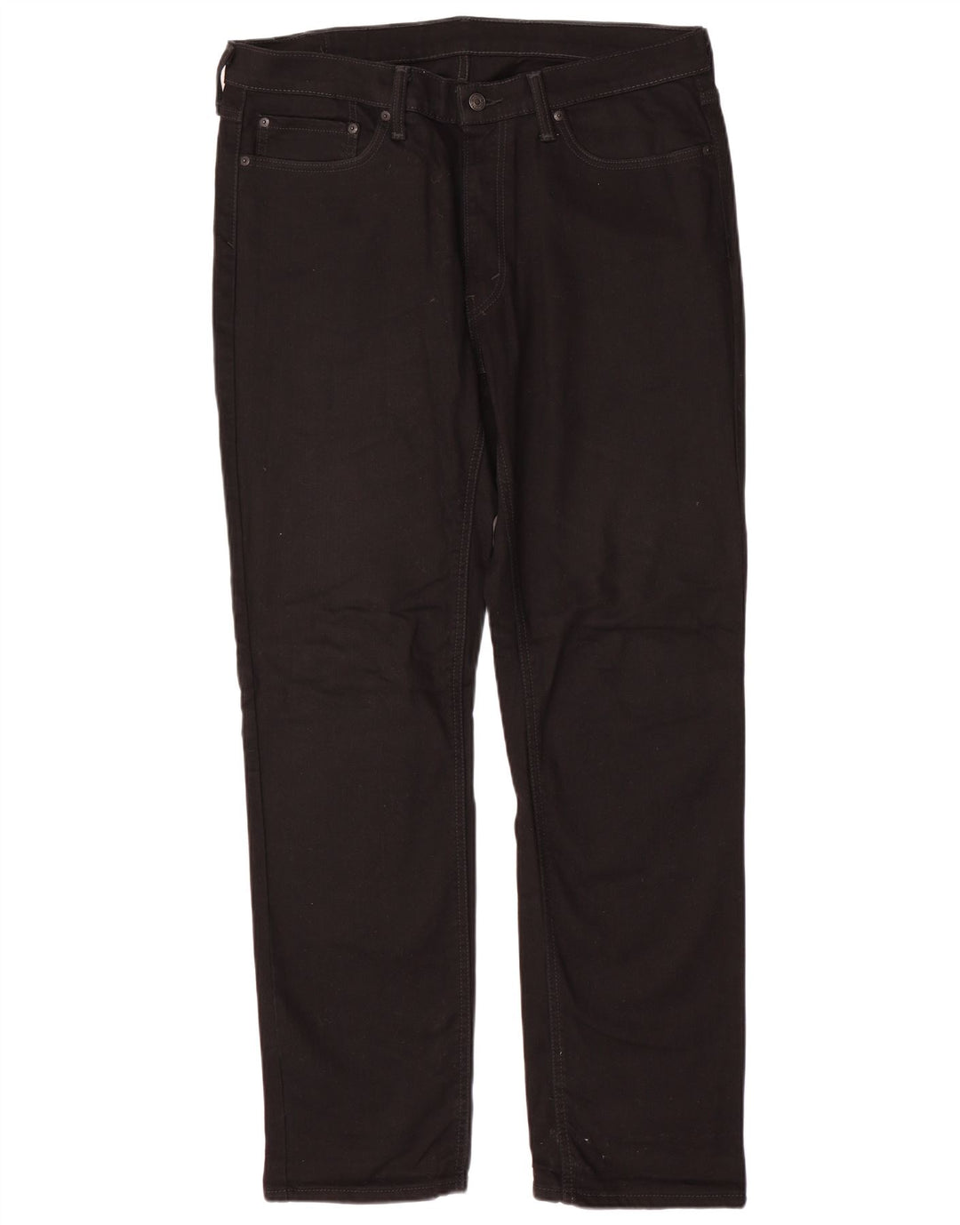 Męskie proste dżinsy LEVI'S W36 L34 Czarna bawełna